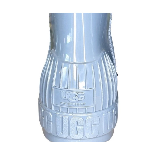 UGG Women Drizlita Rain Boots Shearling Lined Stormy Seas Grey Size 11 Women NEW - Picture 4 of 9